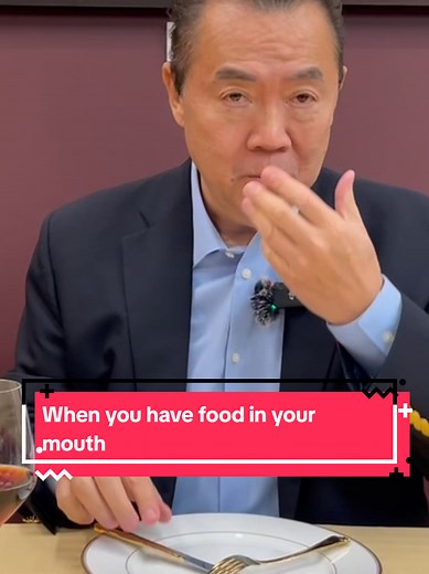 Eating Etiquette Tips: Responding with Food in Mouth