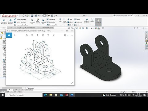 Cara menggambar teknik di Solidworks||Tutorial Solidwork part 1
