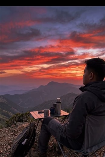 Sun set🌥️. #nature #mountains #sunset #travel #life