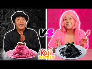 ONE Color Challenge! Black VS Pink Edition!