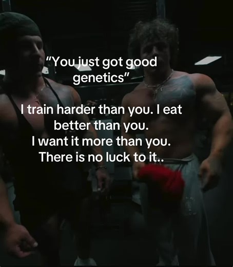 Hard Work Beats Genetics in Bodybuilding