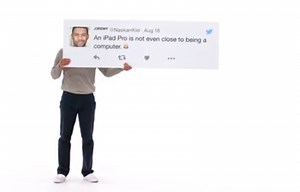 Apple Launches New Twitter-Based Ad Series Promoting iPad Pro