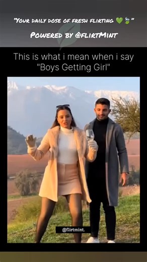 Flirtmint Co. on Instagram: "Wait, are you still overthinking your first move? 🤯 The secret to attraction and getting the girl isn't about cheesy lines—it's about confidence and radiating high-value energy. This is the FlirtMint method for romantic success and leveling up your dating life. Notice how their stance is open, their smiles are genuine, and they're matching energy? That's the relationship goal! Here's the twist: it's not about getting someone; it's about being someone worth choosing.
