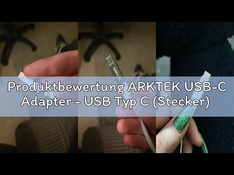 Produktbewertung ARKTEK USB-C Adapter - USB Typ C (Stecker) auf Beleuchtung (Buchse) Ladekabel Adapt