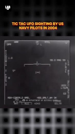 Shocking Footage : Tic Tac UFO Sighting Caught On Camera by US Navy pilots in 2004 #shorts #trending