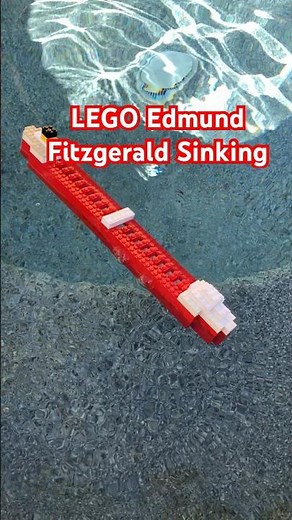 LEGO Edmund Fitzgerald Sinking!