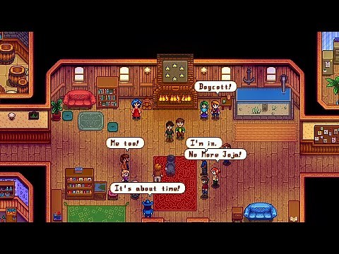 Stardew Valley - Community Center Complete "Let's Be Reasonable" Cutscene