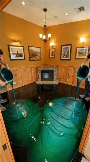 Small Cabin Galaxy Floor — Cinematic Luxury Reveal #change #home #interiordesign #design