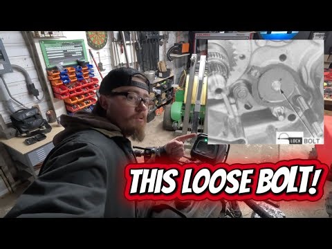 This ONE LOOSE BOLT might be causing your Honda Foreman not to shift!