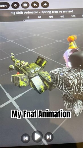 Springtrap Vs ennard animation #fnaf #fivenightsatfreddys #animation