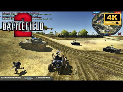 Battlefield 2 (2005) AIX Mod 50 vs 50 Full 4K gameplay