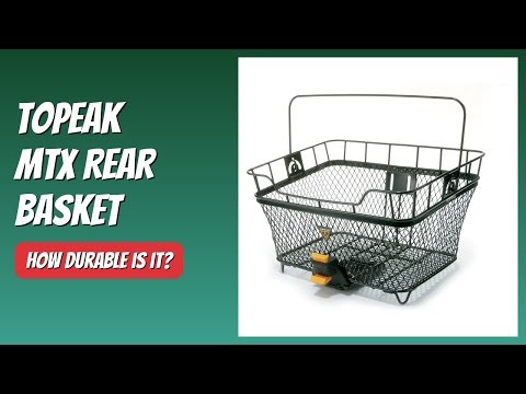REVIEW (2025): Topeak MTX Rear Basket. Features.