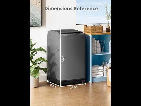 COMFEE Portable Washer 2026 | 11lbs Capacity, Fully Automatic, Easy Wheels