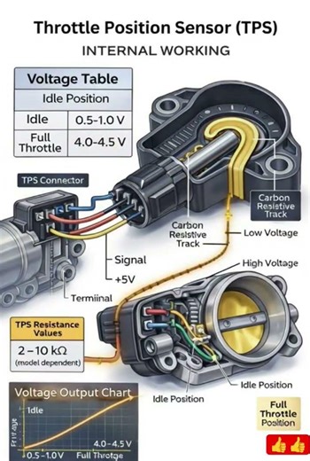 Throttle position sensor works #fblifestyle #torquecraft #mechanic #enginesystem #smartphone