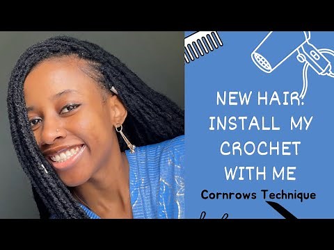 Protective Hairstyle: Installing Crochet Locs Using The Cornrow Method