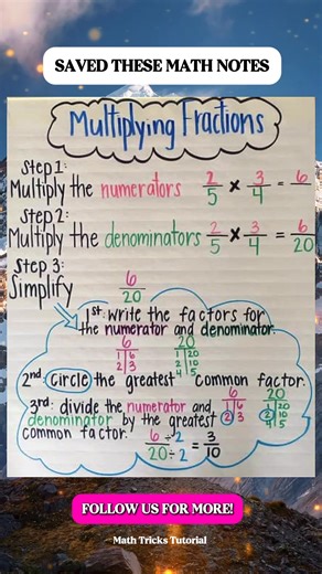 25K views · 129 reactions | Amazing Fraction Math Notes | Math Tricks Tutorial | Facebook