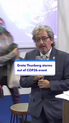 #GretaThunberg storms out of #COP26 event saying “Thanks for greenwashing” 🌱 #climateaction #climatechange #glasgow #cop26glasgow