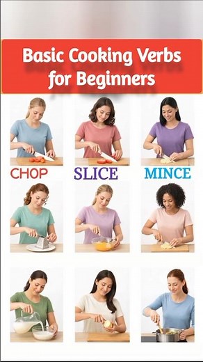 Basic Cooking Verbs for Beginners