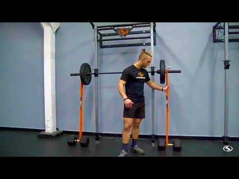 Stroops - Optimize Weekly // Resistance Band Barbell Squat