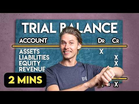 TRIAL BALANCE: Explained in (Almost) 2 Minutes!