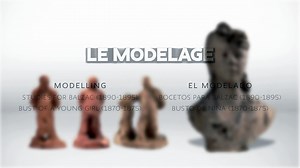 Le modelage - Esquisses pour Balzac, Buste de jeune fille