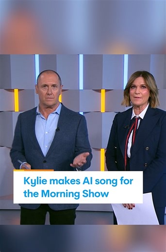 Kylie, with the help of AI, has made a new anthem for the Morning Show 🎵 🤖 #ai #aisong #artificialintelligence #song #anthem #tune #music #morningtv #kyliegillies #larryemdur #TMS7 – Straight after Sunrise, weekdays on Channel 7 and 7Plus | The Morning Show
