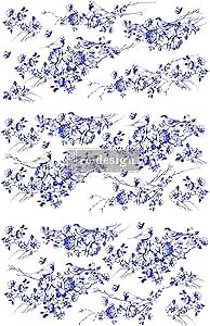 Peaceful Flight Rub on Transfers for Furniture Vintage Rub on Transfers Stickers for Crafts Classic Spring Summer Flowers Decoration Transfers for Home Office Scrapbooking Envelope Wood DIY Craft