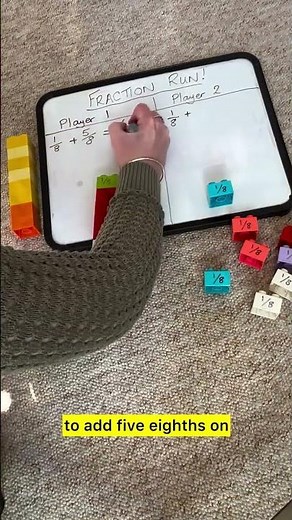 Fraction Run - Adding and Subtracting Fractions with the same denominator