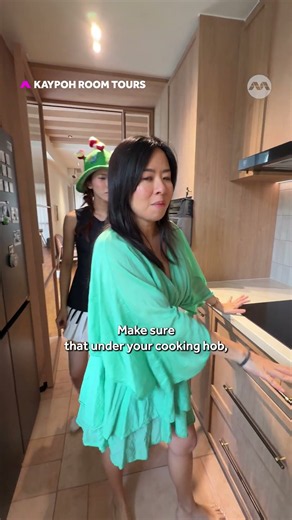 Wanna cook up a functional yet aesthetic kitchen? Let Ling Yi teach you how! 👩‍🍳🍴#KaypohRoomTours