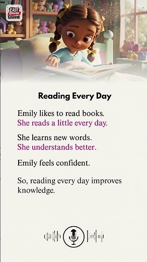Reading Every Day | Easy English Story for Beginners | Daily Life English #englishstory