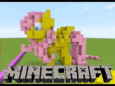 Minecraft - Let's Build - Fluttershy from My Little Pony