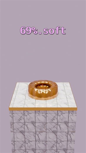 0% Soft → 100% Soft 🤯Watch This Object Melt in Real-Time! 🔵✨ #shorts