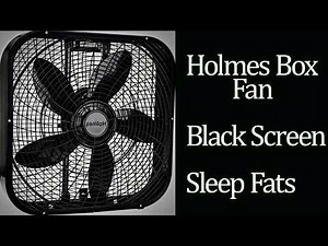 FAN NOISE for SLEEPING with BLACK SCREEN (ten hours, no ads)