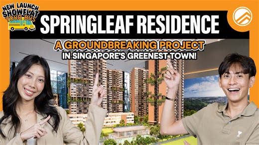 Springleaf Residence - Singapore’s Most Nature-Integrated Condo? | PLB New Launch Showflat Tour Bus Phyllis and Jonathan from PropertyLimBrothers visit the showflat of a groundbreaking project by GuocoLand and Hong Leong—Springleaf Residence, Singapore’s first-ever bio-sensitive residential development. Spanning nearly 350,000 sqft with unblocked views of a nature reserve, this is a project unlike any other. Springleaf Residence will offer 941 units ranging from 1- to 5-bedroom layouts across fi