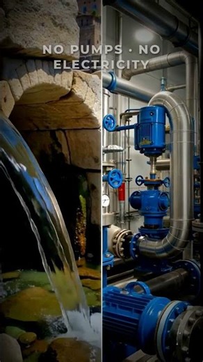 How Did Rome Deliver 1 Billion Liters of Water Daily With No Electricity? #Shorts