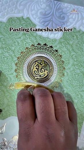 Making Process Of Our Customers Wedding Card #weddinginvitation #kingofcards #makingvideos