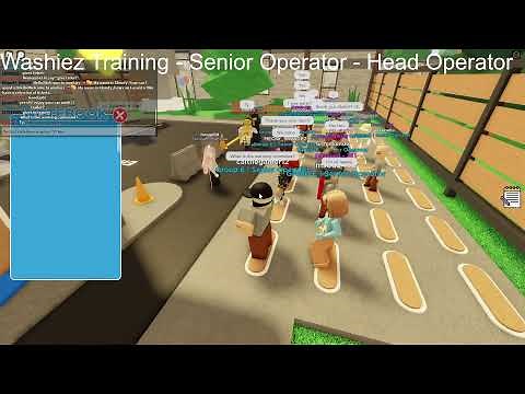 Washiez Training - Senior Operator - Head Operator | ROBLOX