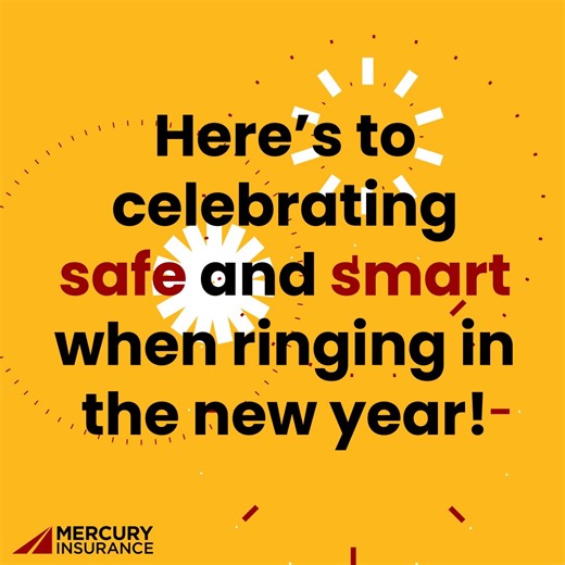39K views · 135 reactions | Here’s to 2024! May you welcome the New Year joyfully and responsibly. Let’s make this year the best one yet! #SafeNYE #CheersToSafety | Mercury Insurance | Facebook