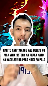 633K views · 5.3K reactions | Ganito ang tamang pag delete ng mga web history na akala natin na nadelete na pero hindi pa pala #facebookturtorials #fbreels #tips #tutorial #webhistory | Emer Tv | Facebook