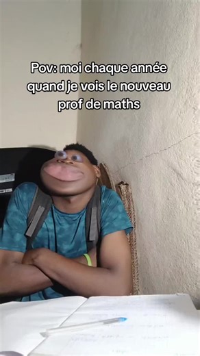 La personne que je déteste le plus à l'école 😤 #humour #math #vegeta