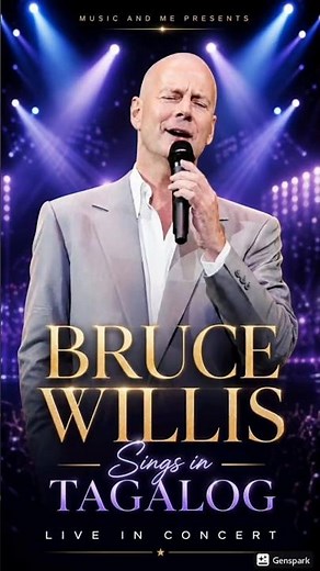 Bruce Willis Performs a Tagalog Love Song | AI Music Special