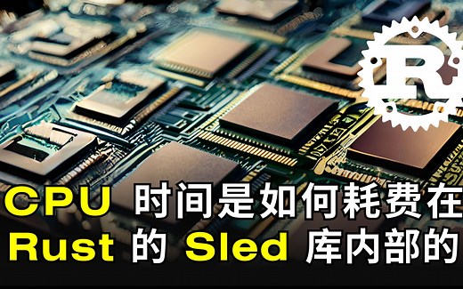 CPU 时间是如何耗费在 Rust 的 Sled 库内部的（使用OpenResty XRay）（中文讲解）