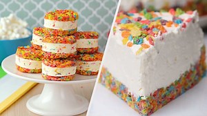 11K views · 80 reactions | Beautiful rainbow desserts!  RECIPES: https://tasty.co/compilation/beautiful-rainbow-desserts | Tasty UK | Facebook
