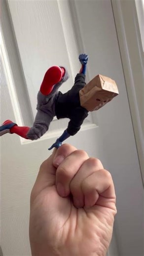 Posing my custom homemade Spider-Man suit #marvellegends #actionfigures #marvel #figure #spiderman