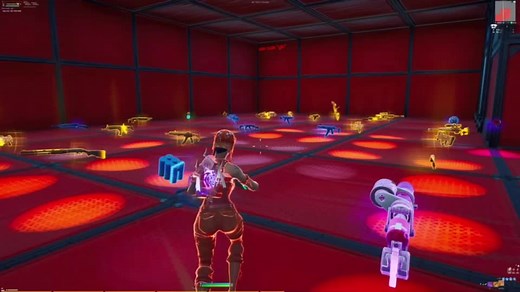 Exciting Red vs Blue Map in Fortnite