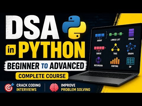 🔴Day - 8 DSA IN PYTHON LIVE | Linked list | dsa in python full course | Developer Shaurya