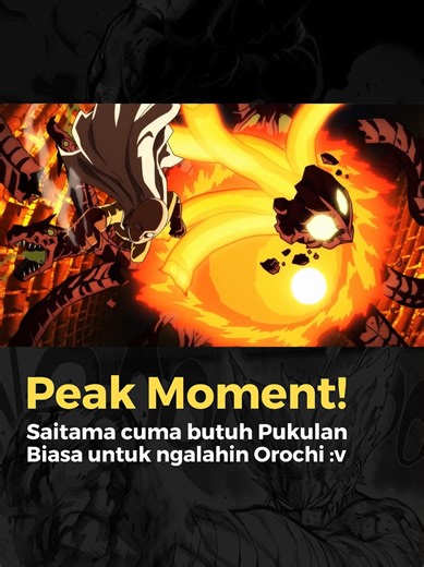 Pertarungan Saitama vs Orochi: Versi Terlemah