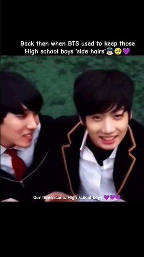 bts pre debute days when they used to keep those side hairs🫠