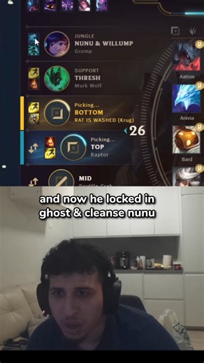 This Shaco player lost it in champ select 😂🤣 #LeagueOfLegends #LoL #LoLClips #LoLHighlights | Humzh