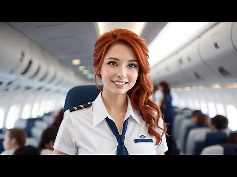 10 BEAUTIFUL FLIGHT ATTENDANTS | AI ART Lookbook